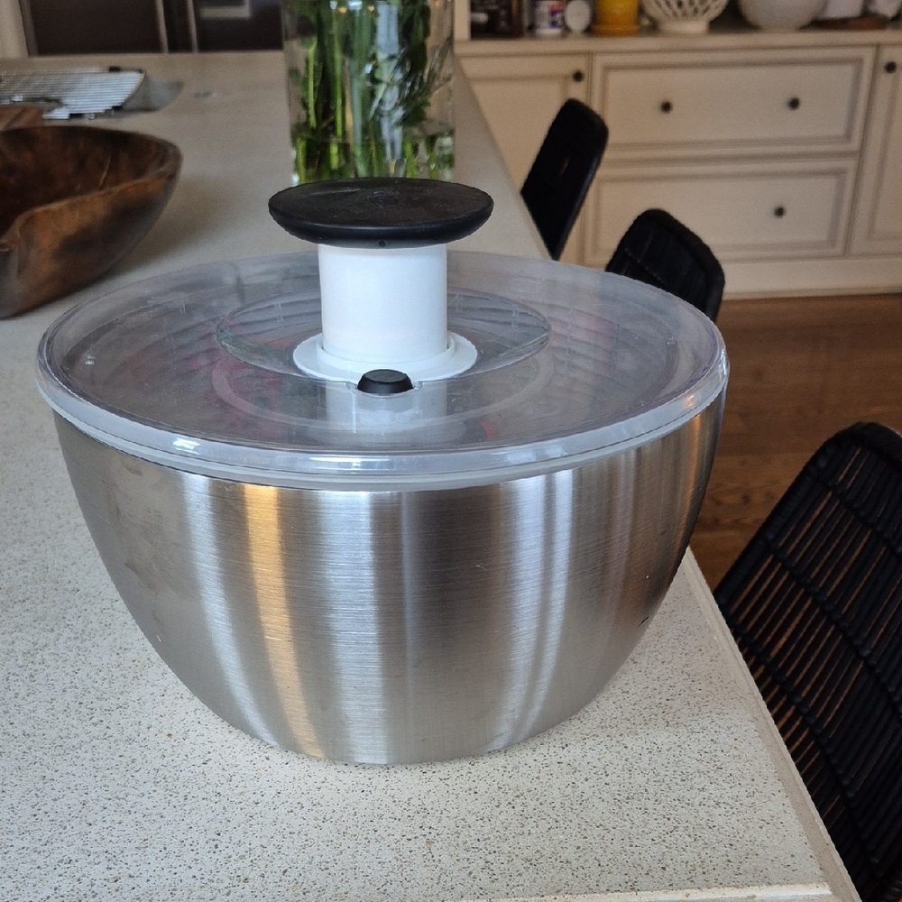 OXO Stainless Steel Salad Spinner oxo